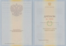 Диплом бакалавра с 2009 по 2010 годы